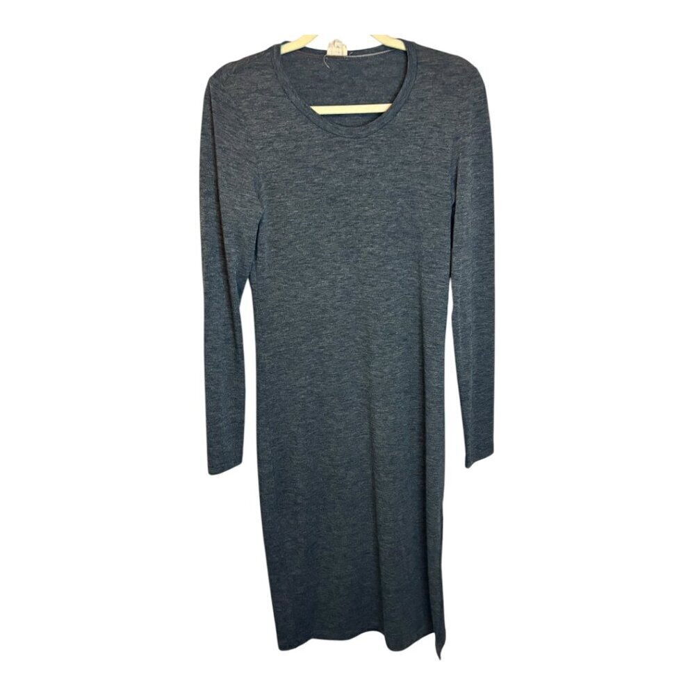 Aritzia Wilfred Free Dress Women's Size Large Shirt Knit‎ Gray
